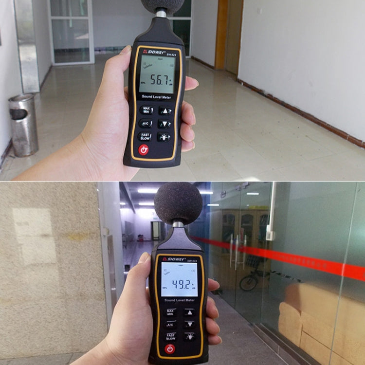 SNDWAY Handheld High Precision Noise Decibel Meter, Model:SW523 - free shipping - PMC Jewellery - Order now!