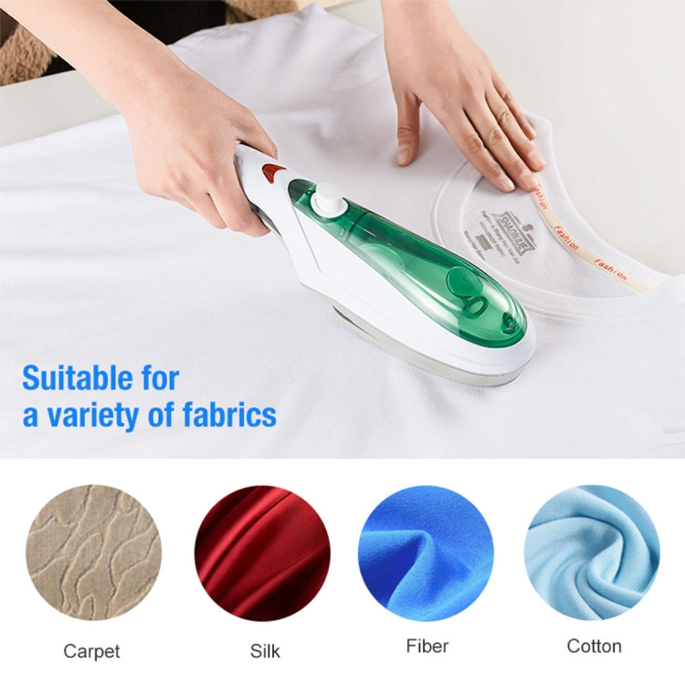 Handheld Garment Steamer Brush Portable Clothes Steam Iron, UK Plug 220V(Green) - Garment Steamer by PMC TechLife | Online Shopping South Africa | PMC TechLife | Buy Now Pay Later Mobicred