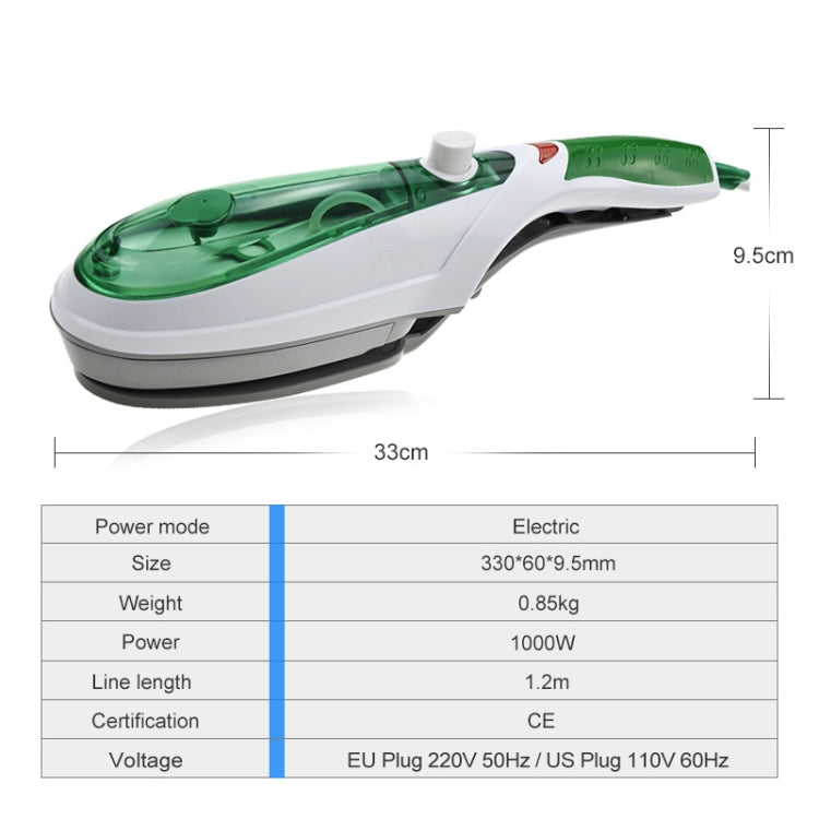 Handheld Garment Steamer Brush Portable Clothes Steam Iron, UK Plug 220V(Blue) - Garment Steamer by PMC TechLife | Online Shopping South Africa | PMC TechLife | Buy Now Pay Later Mobicred