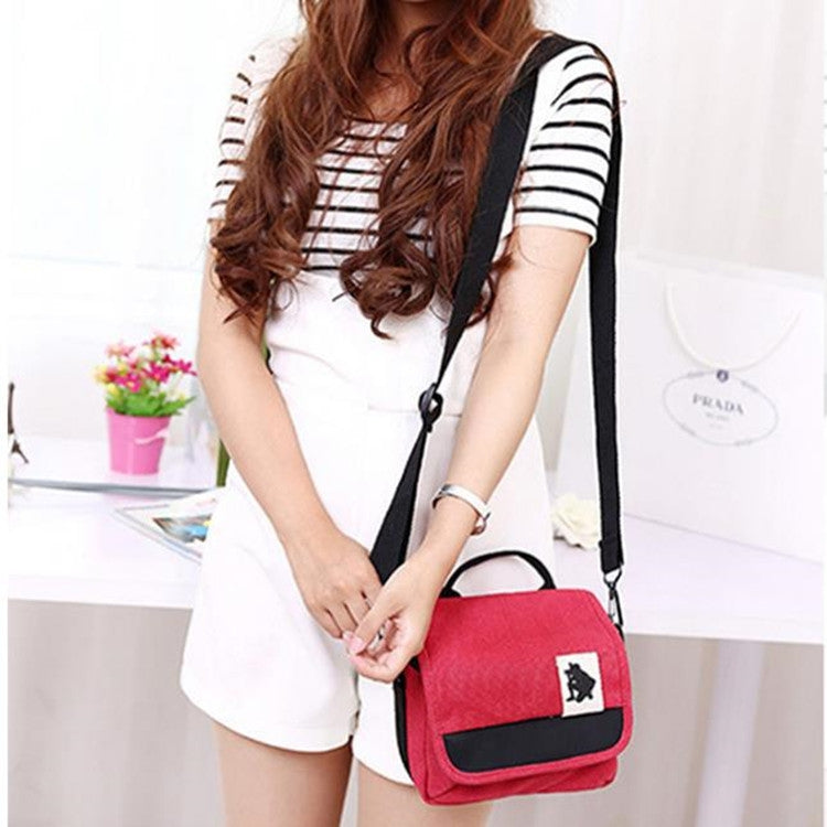 Universal DSLR Camera Shoulder Bag Canvas Photo Handbag, External size: 19 x 17 x 10mm(Black) - free shipping - PMC TechLife - Order now!
