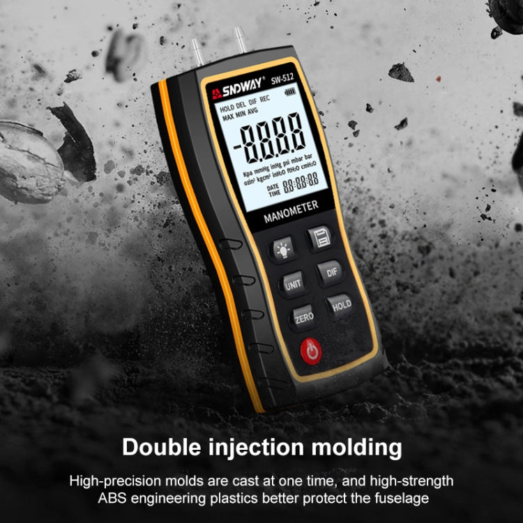 SNDWAY SW512 High Precision Digital Positive and Negative Differential Pressure Tester - free shipping - PMC Jewellery - Order now!