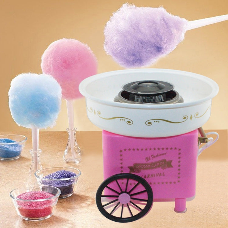 Retro Trolley Mini Cotton Candy Machine, Specification:European Regulations 220 V(Red) - free shipping - PMC TechLife - Order now!