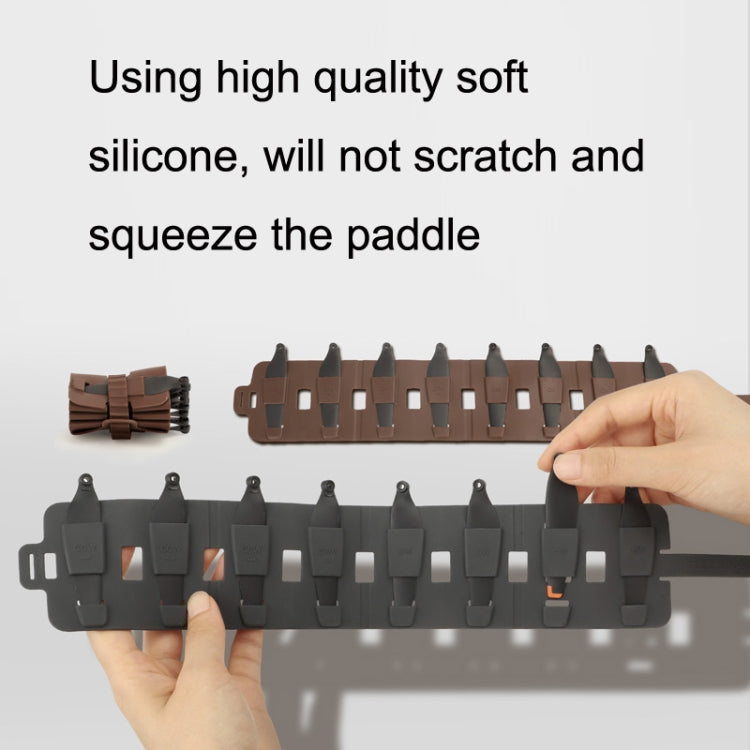 Sunnylife MM3-SN443 For Mini 3 Pro Propeller Blades + Silicone Folding Storage Bag(Brown) - DIY Propeller by Sunnylife | Online Shopping South Africa | PMC TechLife | Buy Now Pay Later Mobicred