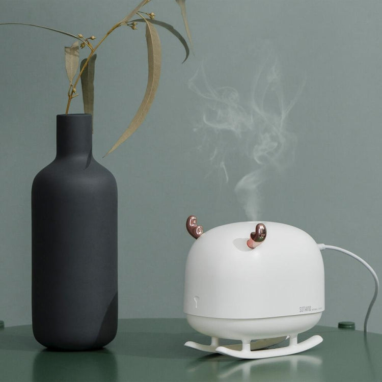 SOTHING DSHJ-H-009 260ML Deer Air Humidifier USB Home Atmosphere Night Light Air Purifier(White) - free shipping - PMC TechLife - Order now!