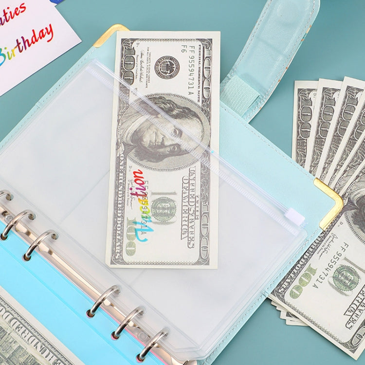 A6 Loose-leaf Notebook Budget Book Marbled Handbook,Style: Deluxe Model(Blue) - Notebooks by PMc TechLife | Online Shopping South Africa | PMc TechLife | Buy Now Pay Later Mobicred