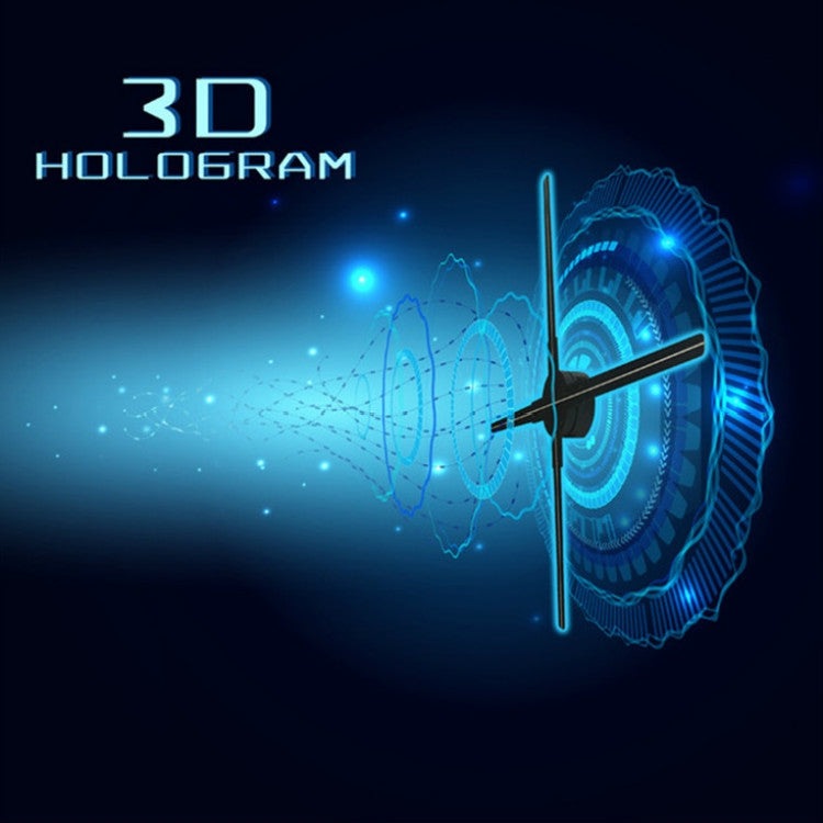 56CM KY-4 WIFI Holographic 3D Fan Shape LED Advertising Machine, Resolution: 1024 x 638 Pixels, Plug Type:UK Plug - LED Projector by PMC TechLife | Online Shopping South Africa | PMC TechLife | Buy Now Pay Later Mobicred