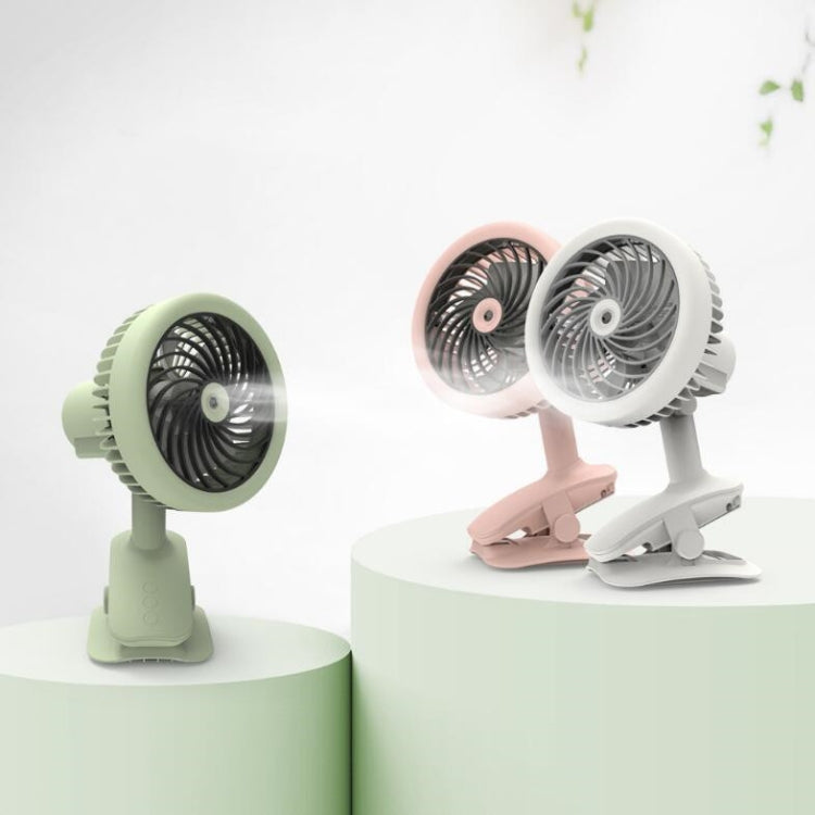 Desktop Office Small Fan USB Charging Clip Fan(White) - free shipping - PMC Jewellery - Order now!