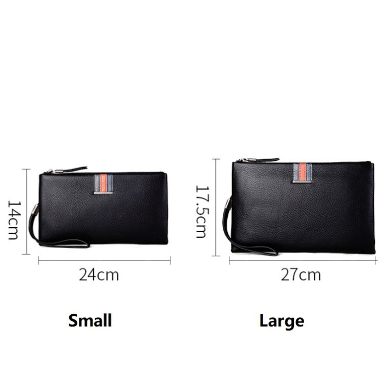 Men Leather Casual Clutch Leather Smart Anti-Theft & Anti-Lost Coin Purse, Size:Small - Wallets by PMc TechLife | Online Shopping South Africa | PMc TechLife | Buy Now Pay Later Mobicred