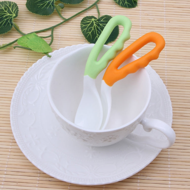 2 PCS Baby Curved Spoon Eat Spoon Baby Pacifier Feeding Spoon Solid Supplies Curved Spoon Children Tableware(Mixing) - free shipping - PMC TechLife - Order now!