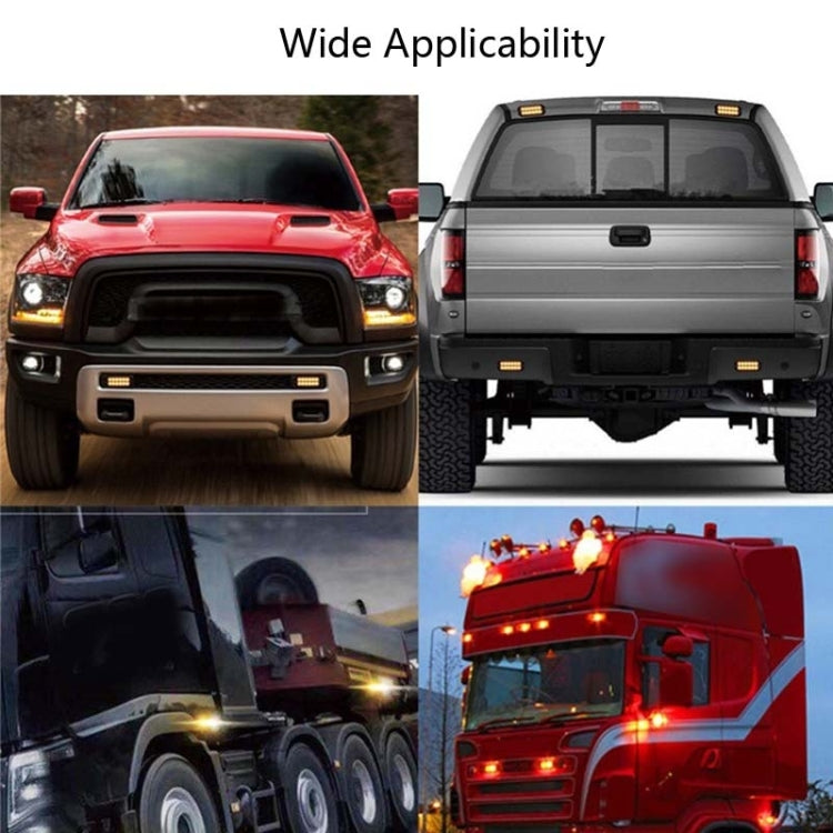5 PCS MK-095 24V 20 LEDs Universal Truck Side Lights Truck Trailer Tail Lights(Red) - Warning Lights by PMC TechLife | Online Shopping South Africa | PMC TechLife | Buy Now Pay Later Mobicred
