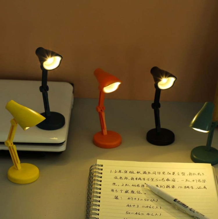 3 PCS Mini LED Desk Lamp Folding Portable Night Light Magnetic Eye Protection Desk Lamp(LD02-Orange) - Desk Lamps by PMc TechLife | Online Shopping South Africa | PMc TechLife | Buy Now Pay Later Mobicred