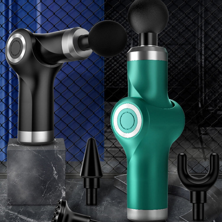 Fascia Gun Pocket Electric Shock Gun Muscle Massage Gun, Specification: Folding (Black) - free shipping - PMC TechLife - Order now!