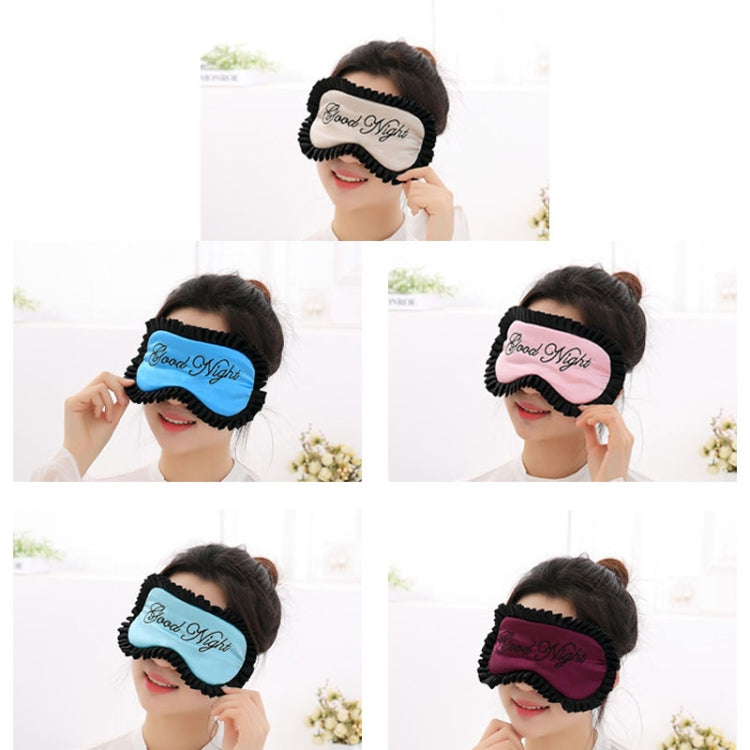 Comfortable Imitation Silk Satin Personalized Travel Sleep Mask Eye Cover(Pink) - free shipping - PMC TechLife - Order now!