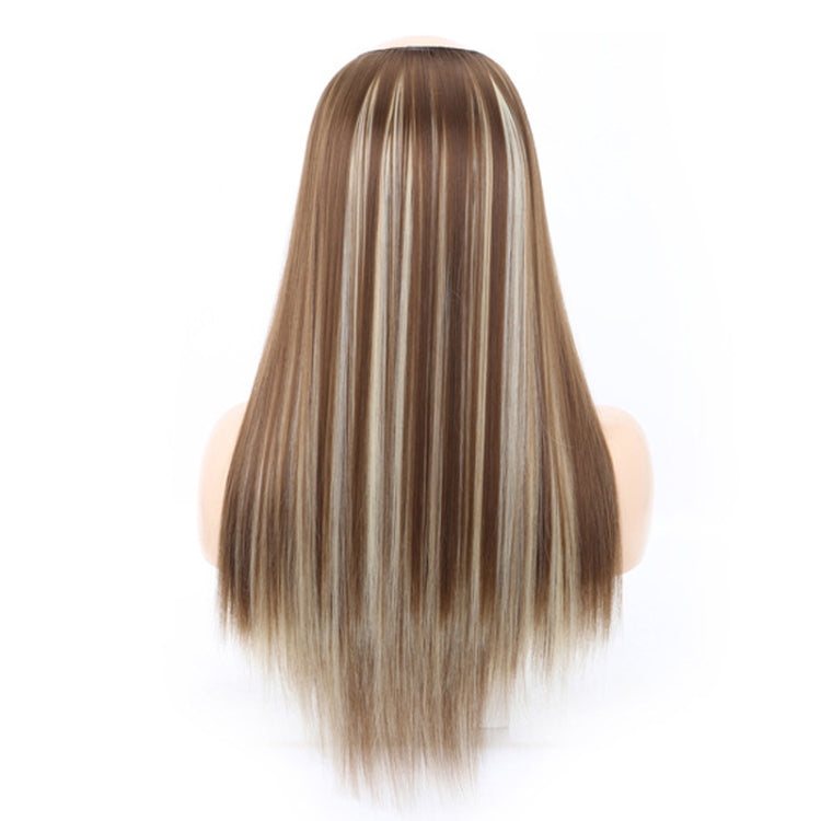 Wig Half Headgear Long Straight Hair U-Shaped Wig Headgear, Colour: 12.US-12H613 - free shipping - PMC TechLife - Order now!