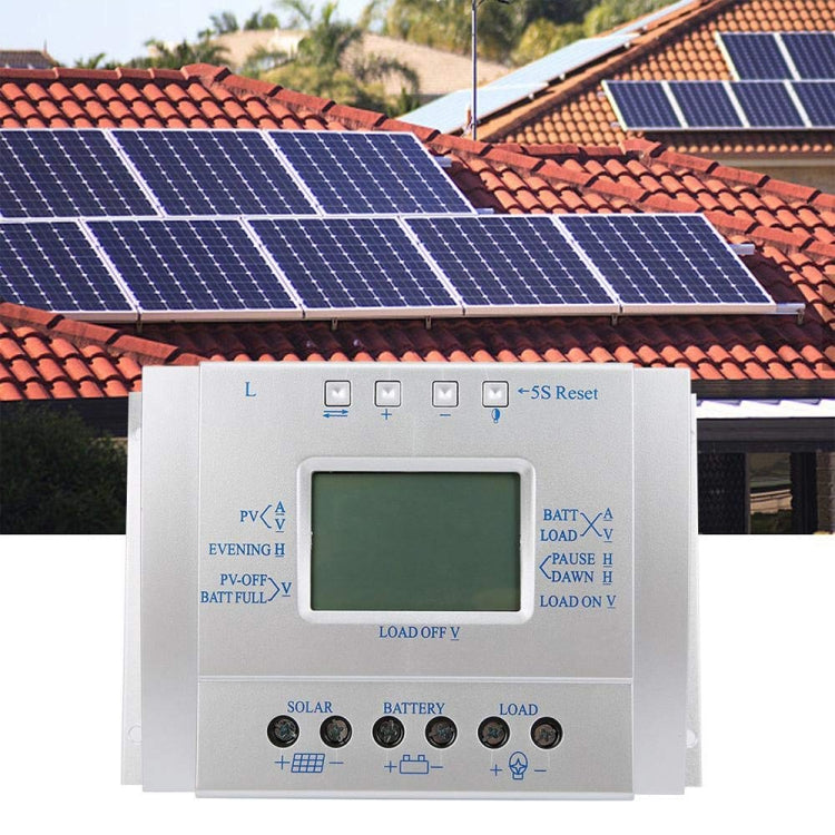 L60 12V/24V 60A Solar Controller Power Voltage Current LCD Display Solar Charge Controller - Others by PMC Jewellery | Online Shopping South Africa | PMC Jewellery | Buy Now Pay Later Mobicred