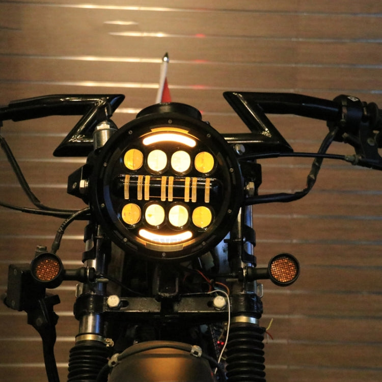 7 Inch Motorcycle Retro Modified Headlights Day Trip LED Far Near Beam Lights For Wrangler / Harley - Headlights by PMC TechLife | Online Shopping South Africa | PMC TechLife | Buy Now Pay Later Mobicred
