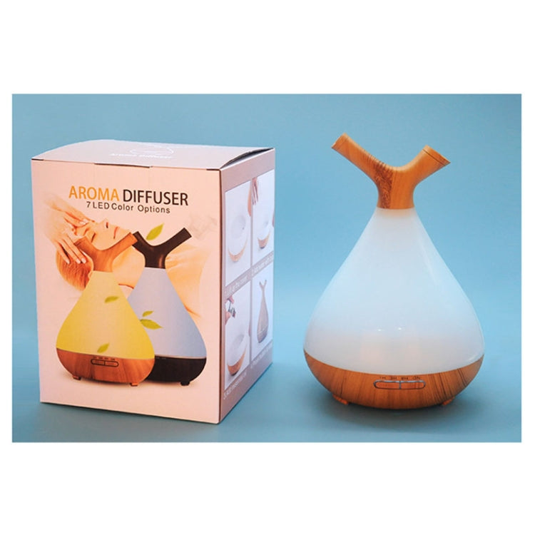 YCTA-008 Household Mute Small Wood Grain Colorful Light Aroma Diffuser Night Tree Air Humidifier, Product specifications: EU Plug(Deep Wood Grain) - free shipping - PMC TechLife - Order now!