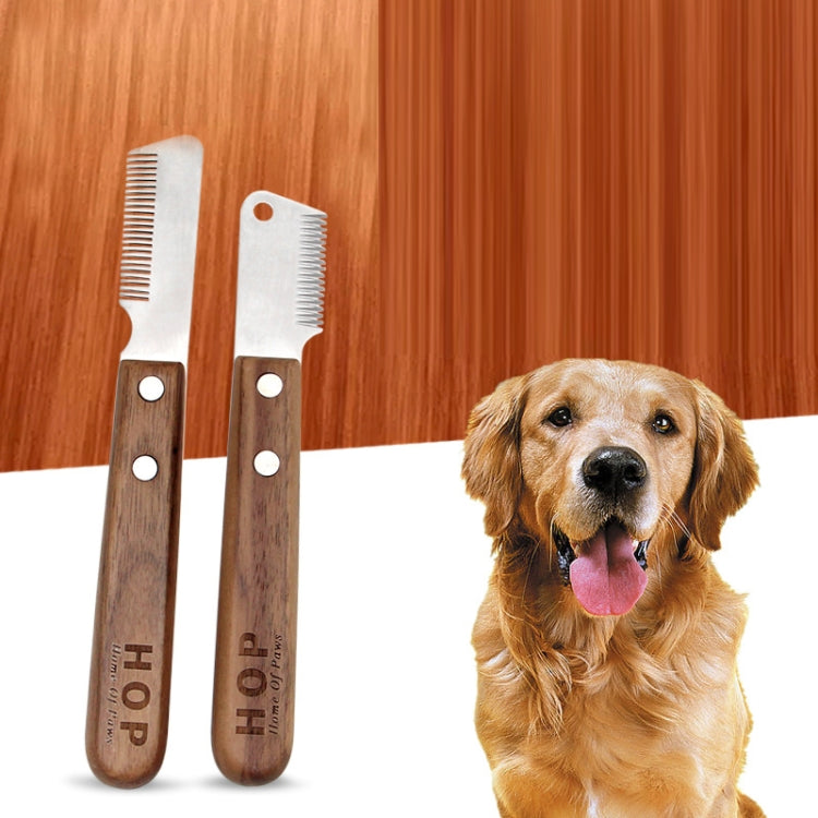 HOP Terrier Dog Plucking Knife Pet Grooming & Shaving Tool(CS276 Right Hand) - Brushes & Combs by PMC TechLife | Online Shopping South Africa | PMC TechLife