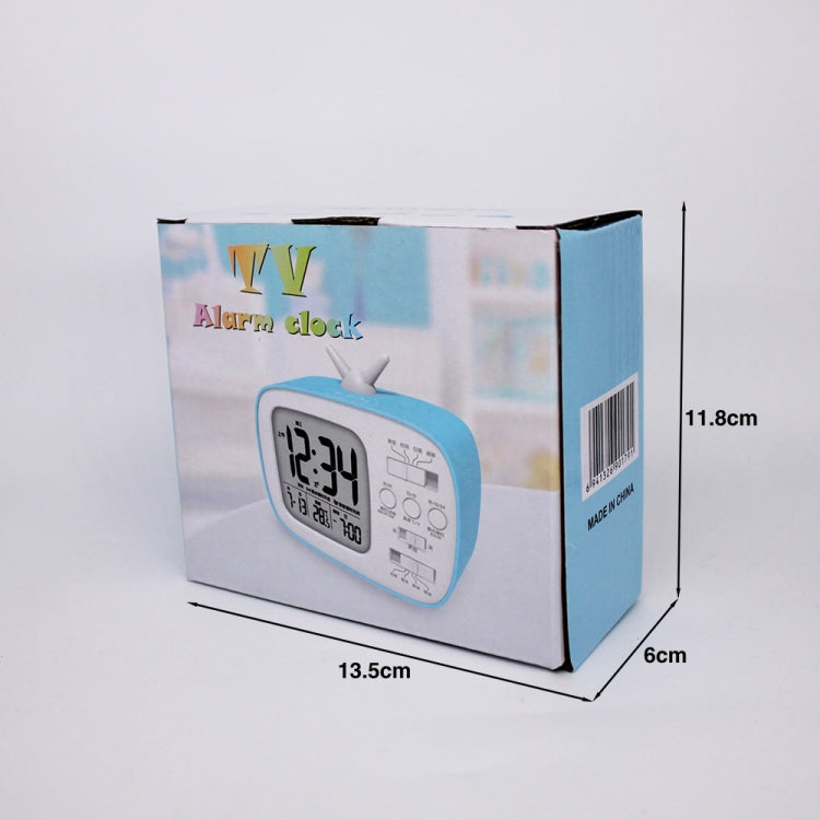 G179 Retro TV Alarm Clock Student Dormitory Bed Electronic Clock(Green English Version) - Novelty Clock by PMc TechLife | Online Shopping South Africa | PMc TechLife | Buy Now Pay Later Mobicred