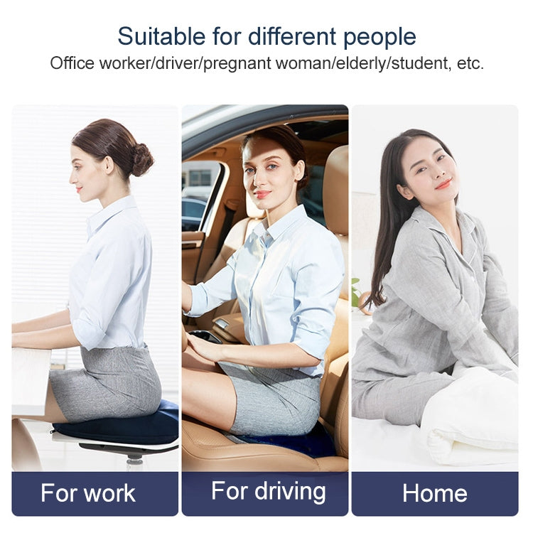 Slow Resilience Memory Foam Office Hip Pad After Hemorrhoids Operation Cushion(Blue) - Cushions & Pillows by PMC TechLife | Online Shopping South Africa | PMC TechLife | Buy Now Pay Later Mobicred