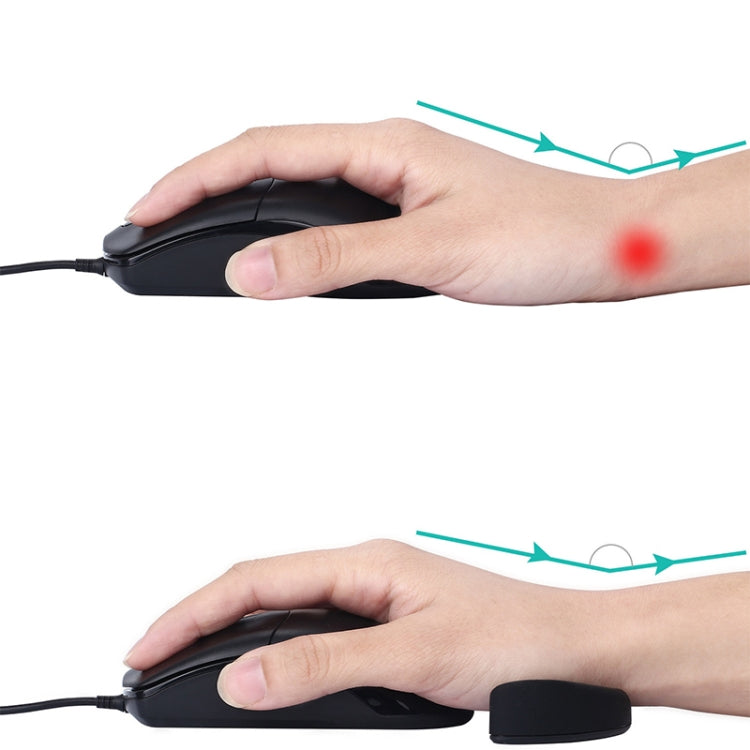 Silicone Wrist Support Mouse Pad Mobile Palm Rest Office Hand Rest Right Hand Version - Mouse Pads by PMC TechLife | Online Shopping South Africa | PMC TechLife