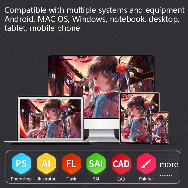 10Moons G12 Digital Board Can Be Connected To Mobile Phone Hand Drawn Board Computer Painting Board Network Class Input Panel - free shipping - PMC Jewellery - Order now!