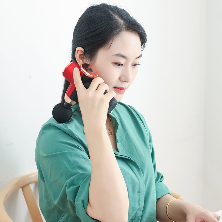 12V Mini Fascia Gun Electrical Muscle Relax Massage Gun(Black Red) - free shipping - PMC TechLife - Order now!