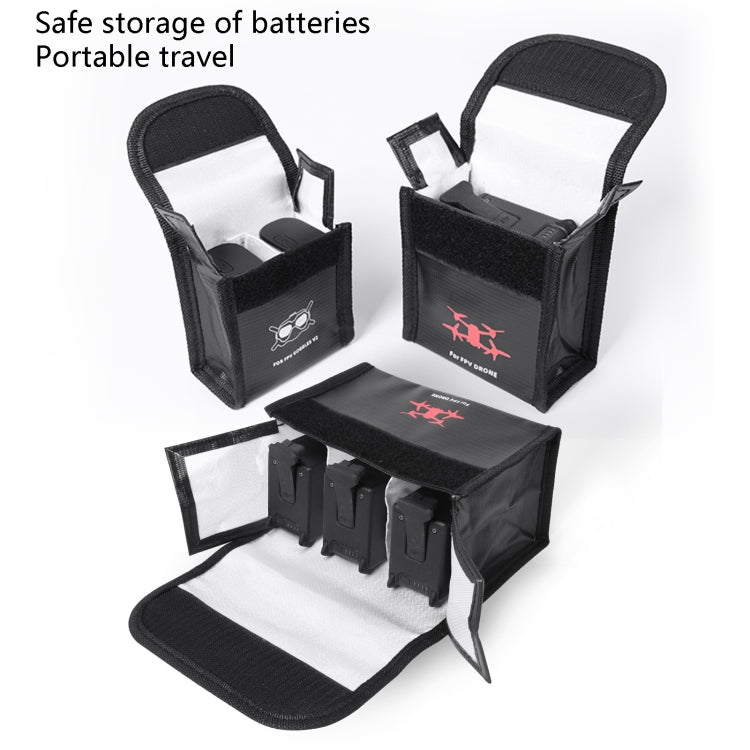 For DJI FPV Glasses Battery Sunnylife FV-DC261 Battery Explosion-proof Bag - Case & Bags by PMC TechLife | Online Shopping South Africa | PMC TechLife | Buy Now Pay Later Mobicred