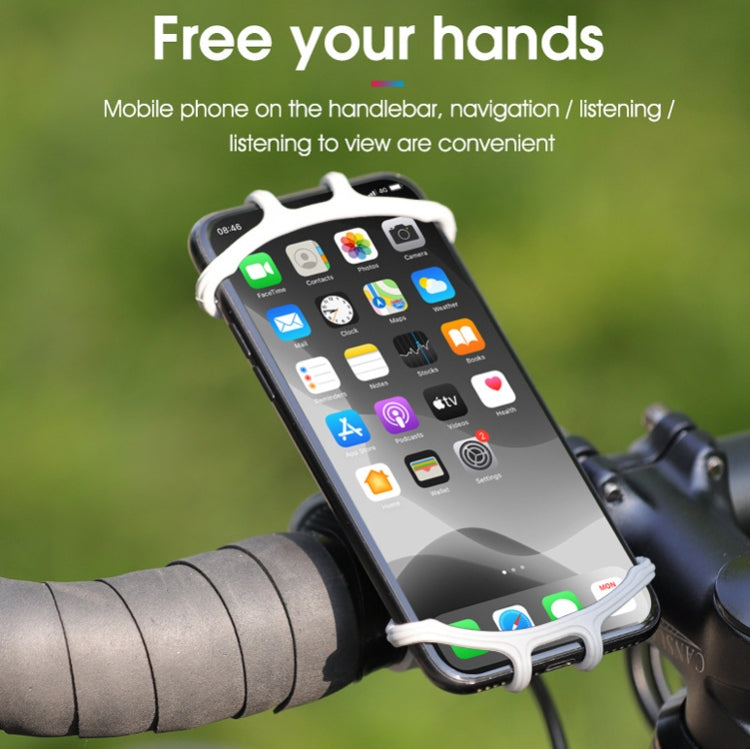 Multifunctional Silicone Bicycle Mobile Phone Holder Motorcycle Riding Navigation Fixed Bracket(Orange) - Holders by PMC TechLife | Online Shopping South Africa | PMC TechLife | Buy Now Pay Later Mobicred