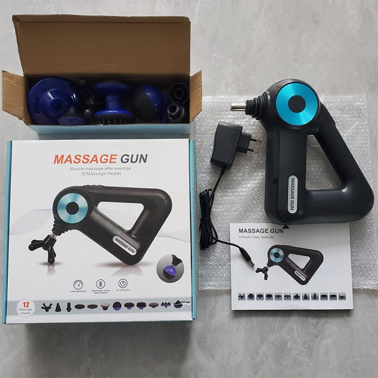 SL-8890 Triangle Fascia Muscle Relaxer Household Electric Fitness Massager, Specification: EU Plug(Red) - free shipping - PMC TechLife - Order now!