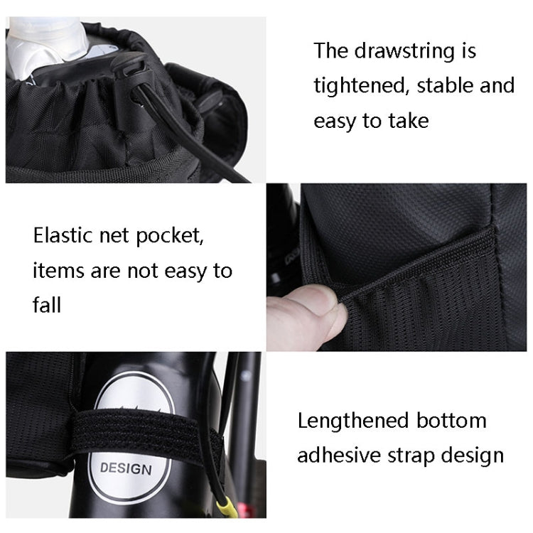 Rhinowalk RK9100B Riding Insulation Water Bottle Bag Portable Bicycle Kettle Tool Package(Black) - free shipping - PMC TechLife - Order now!