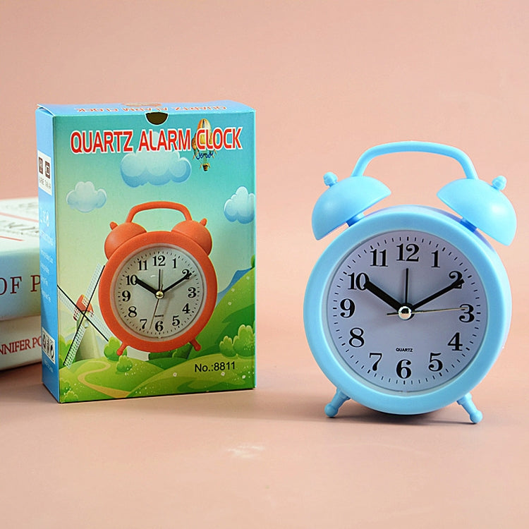 2 PCS Student Bed Small Alarm Clock Desk Alarm Clock(Beige) - Alarm Clocks by PMc TechLife | Online Shopping South Africa | PMc TechLife | Buy Now Pay Later Mobicred