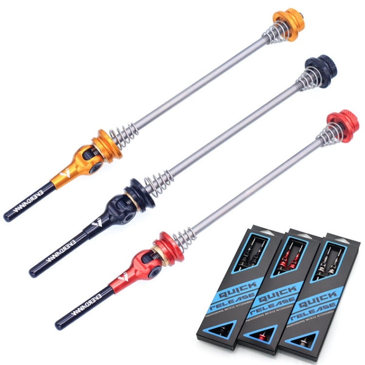 EVERDAWN Mountain Highway Bike Titanium Alloy Axis Quick Removal Rod Front And Rear Rollers Open Flower Drum Fixed Axis Trolley(Titanium Color) - Quick Release by PMC TechLife | Online Shopping South Africa | PMC TechLife | Buy Now Pay Later Mobicred