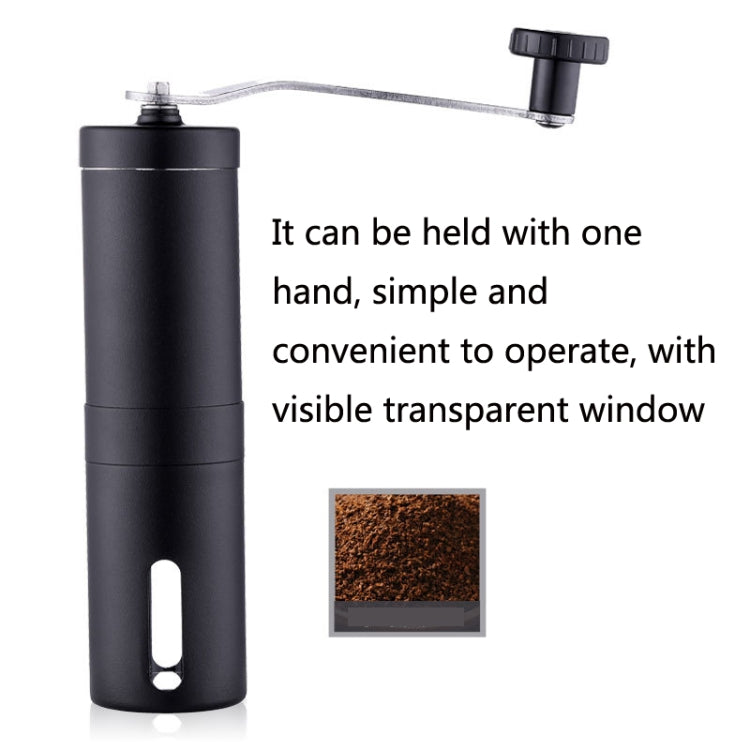 Hand Crank Coffee Machine Manual Pepper Mill Grinder(Mid Black) - free shipping - PMC TechLife - Order now!