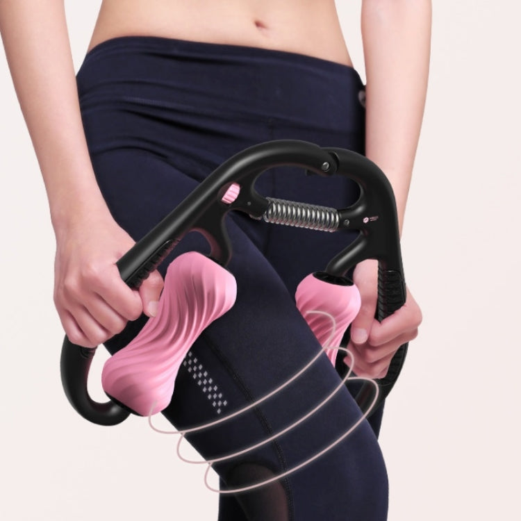 MIKE Loop Leg Roller Massager Muscle Spiral Line Relaxation Yoga Foam Roller(Elegant Black) - free shipping - PMC TechLife - Order now!