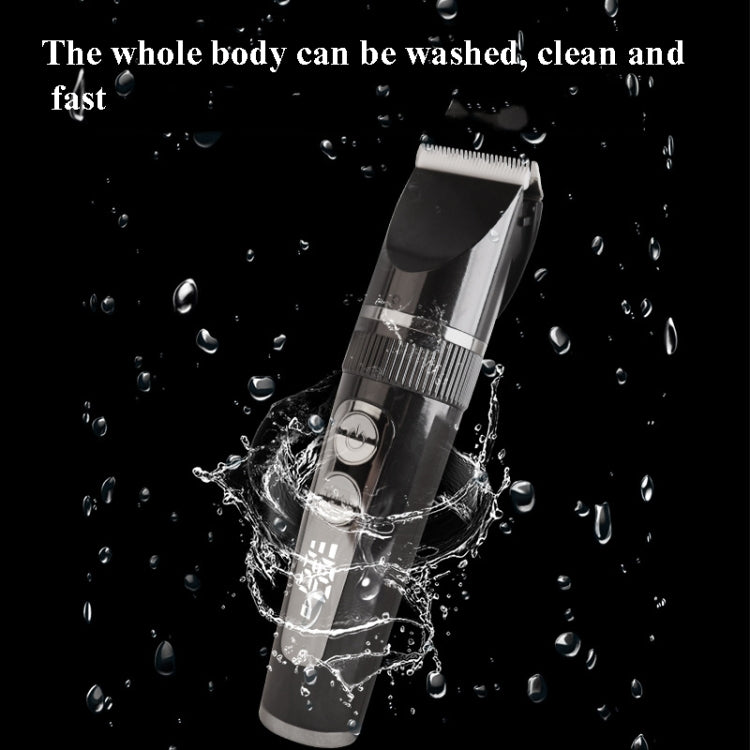 BF-868 LCD Digital Display Electric Hair Clipper Baby Children Adult Electric Hair Clipper Set(Black) - free shipping - PMC TechLife - Order now!