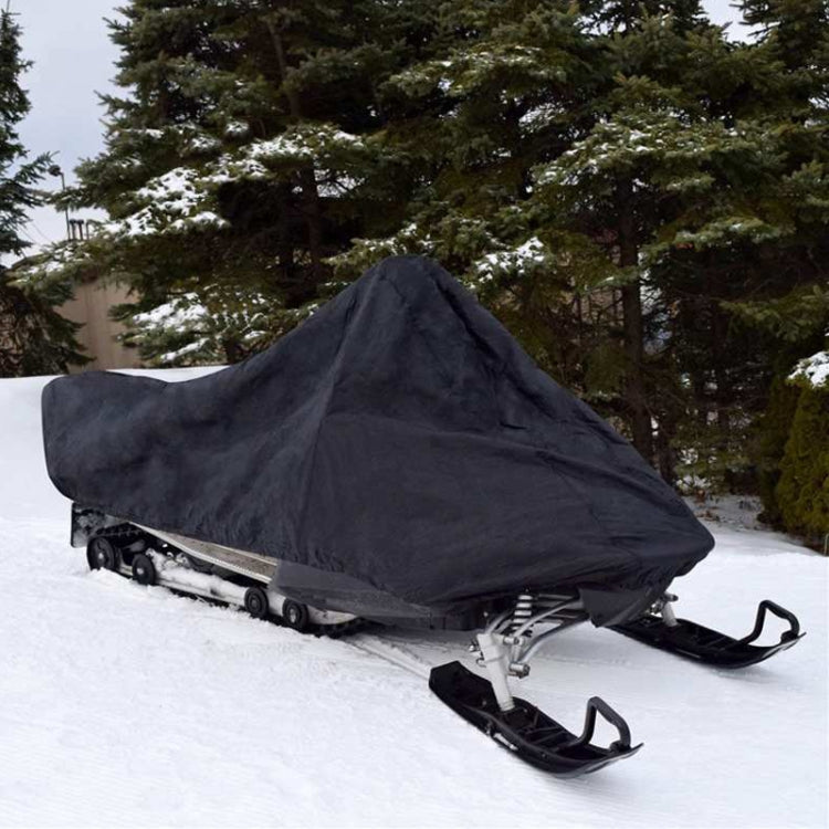 Outdoor Snowmobile Waterproof And Dustproof Cover UV Protection Winter Motorcycle Cover, Size: 292x130x121cm(Black) - Raincoat by PMC TechLife | Online Shopping South Africa | PMC TechLife | Buy Now Pay Later Mobicred