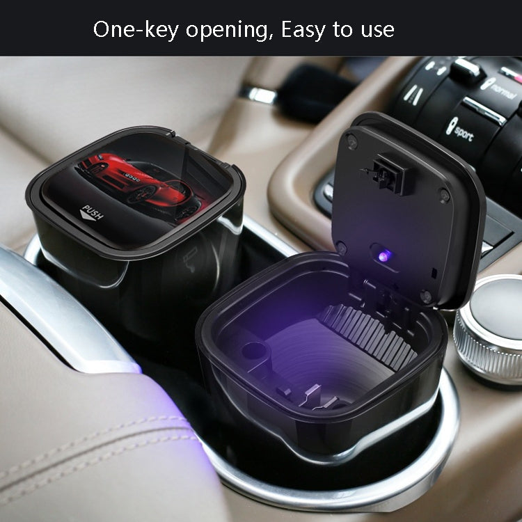 Automotive Supplies Car Loaded Ashtray(Crystal Blue) - free shipping - PMC TechLife - Order now!
