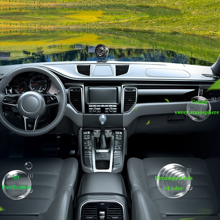 Aromatherapy Car Ornaments Automotive Accessories Solar Perfume Seat(White) - free shipping - PMC TechLife - Order now!