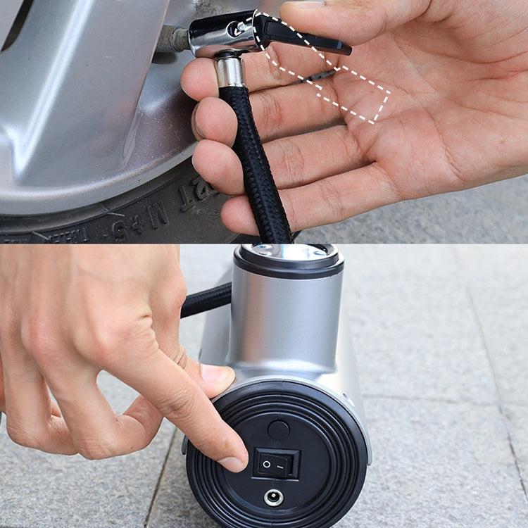 Car Inflatable Pump Portable Small Automotive Tire Refiner Pump, Style: Wireless Digital Display With Lamp - free shipping - PMC TechLife - Order now!