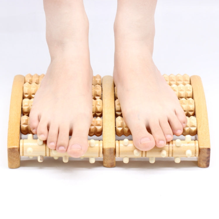 Wooden Roller Massager Small Nails Five-Row Foot Massager(27 x 19 x 4.5cm) - free shipping - PMC TechLife - Order now!