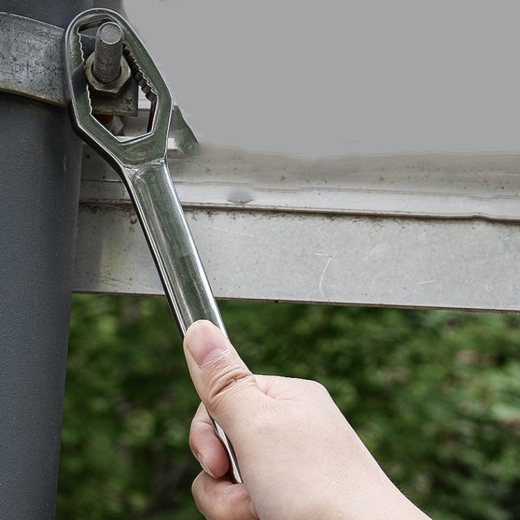 Multi-Function Plum Wrench Open Adjustment Double-Headed Self-Tightening Wrench(Silver) - free shipping - PMc TechLife - Order now!