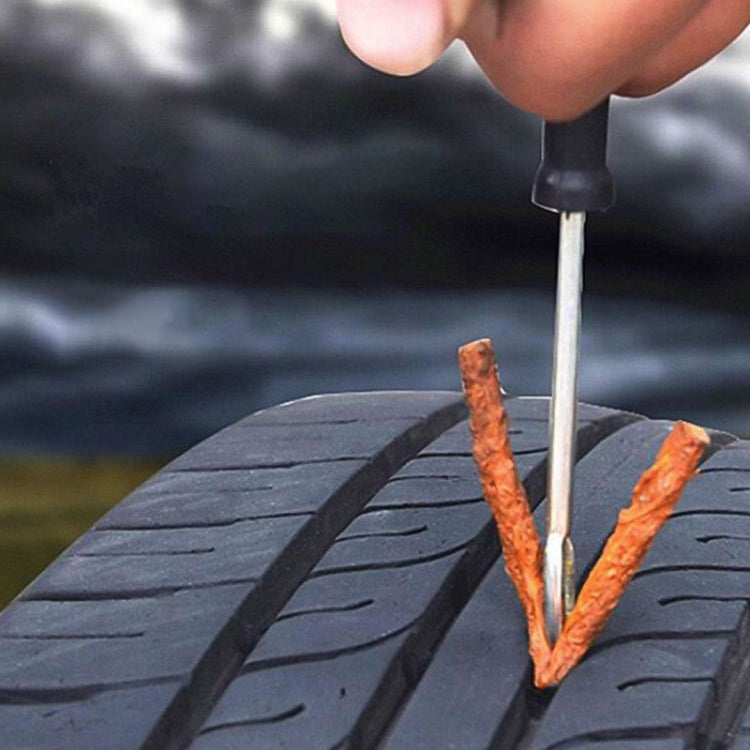 2sets Short Car Tire Repair Strip Set Vacuum Tire Tool Car Motorcycle Special Tire Tendon Strip(Tonic Strip) - Tire Repair & Installation Tools by PMC TechLife | Online Shopping South Africa | PMC TechLife | Buy Now Pay Later Mobicred