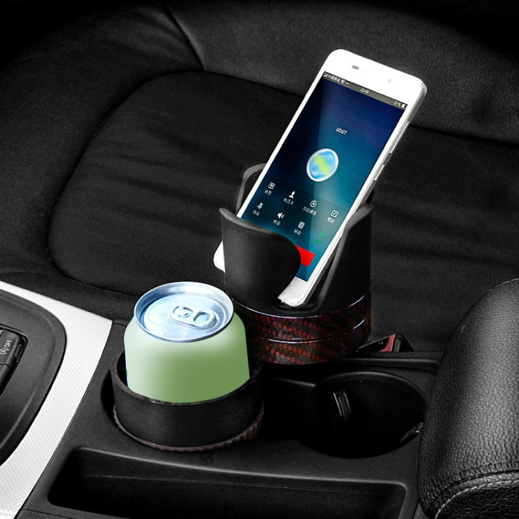 SUITU R151-4 Car Air Outlet Storage Water Cup Holder Mobile Phone Navigation Multi-function Storage Box(Mahogany) - Car Drink Holders by SUITU | Online Shopping South Africa | PMc TechLife | Buy Now Pay Later Mobicred