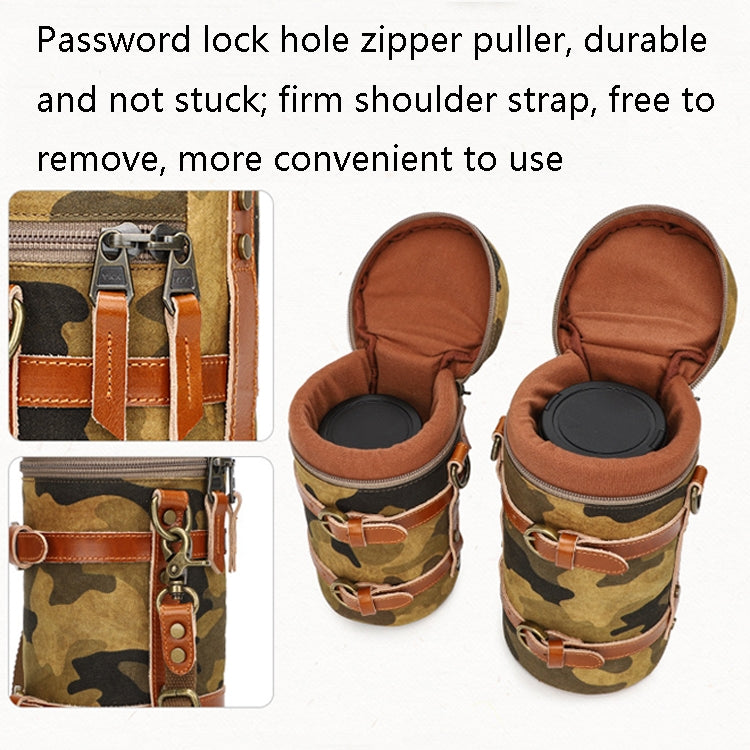 K-807 SLR Camera Storage Bag Waterproof Canvas Photography Liner Bag, Colour: S (Blue) - Lens Bag by PMC TechLife | Online Shopping South Africa | PMC TechLife | Buy Now Pay Later Mobicred