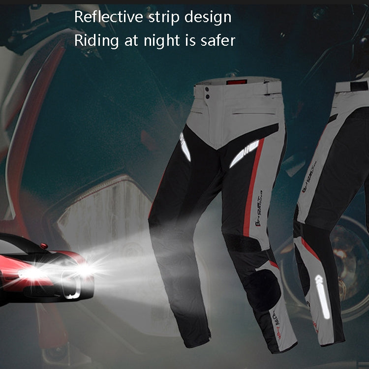 GHOST RACING GR-K06 Motorcycle Riding Trousers Racing Motorcycle Anti-Fall Windproof Keep Warm Pants, Size: XL(Grey) - free shipping - PMC TechLife - Order now!