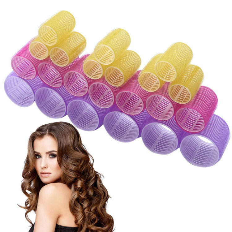 12 PCS/Set Self-Adhesive Curling Iron Hair Core Fluffy Hairdressing Tool���Random Colour Delivery, Specification: 63x24mm - free shipping - PMC TechLife - Order now!