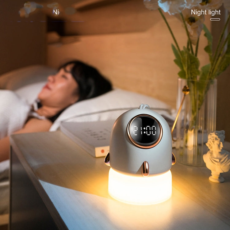 TW-L47 Small Rocket Portable Clock LED Projection Lamp(Yellow) - Novelty Clock by PMc TechLife | Online Shopping South Africa | PMc TechLife | Buy Now Pay Later Mobicred
