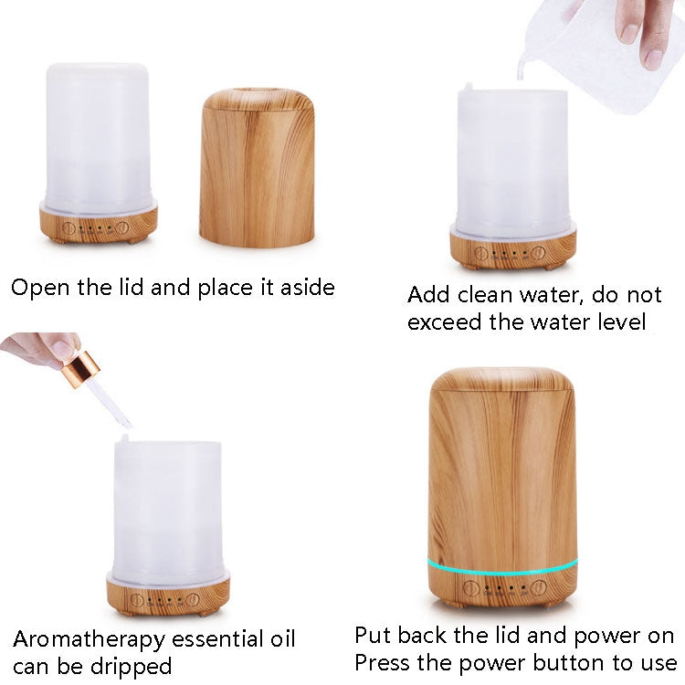 STB-105 Wood Grain Aromatherapy USB Air Purifier(Light Wooden Grain) - Air Purifiers & Accessories by PMC TechLife | Online Shopping South Africa | PMC TechLife | Buy Now Pay Later Mobicred