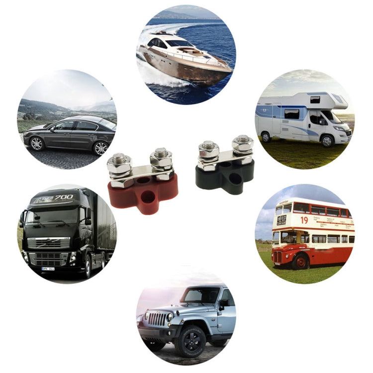 Double Terminal Block Spiral Fixed Wire Connector, Color: M6 Red - Booster Cable & Clip by PMC TechLife | Online Shopping South Africa | PMC TechLife | Buy Now Pay Later Mobicred